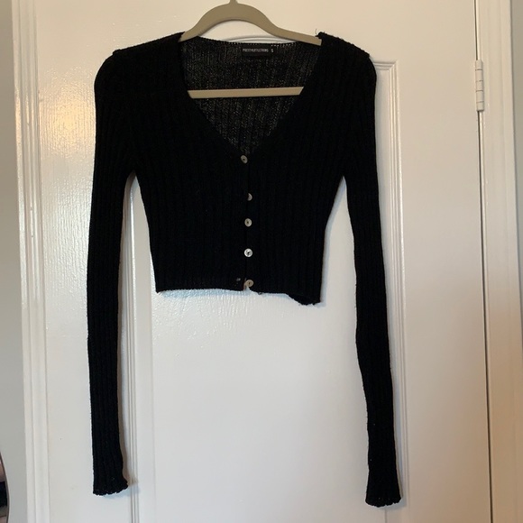 Pretty little thing black cardigan - Picture 1 of 2